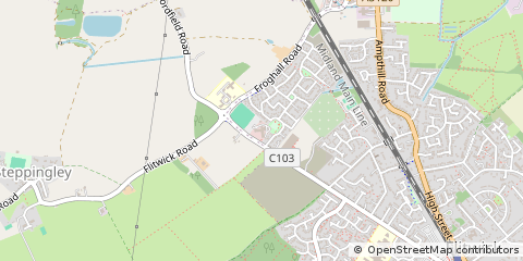 Map of Bedfordshire