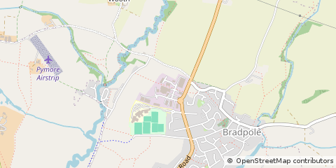 Map of Bridport, Dorset