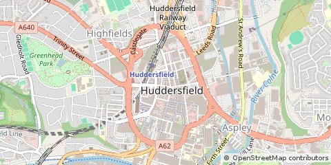 Map of Huddersfield