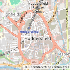 Map of Huddersfield