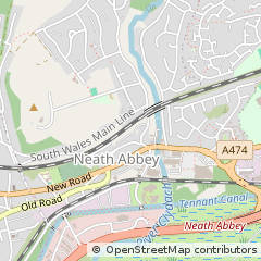 Map of Neath, West Glamorgan