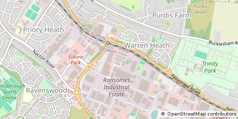 Map of Ipswich