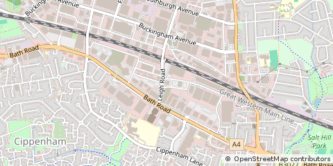 Map of Slough