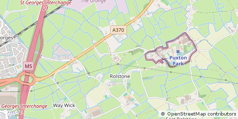 Map of Weston Super Mare, Somerset
