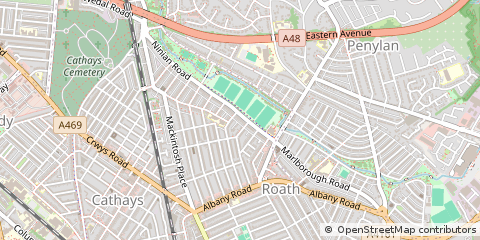 Map of Cardiff