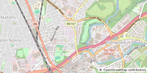 Map of Stockport