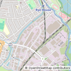 Map of Hoddesdon, Hertfordshire