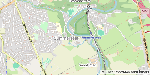 Map of Ramsbottom, Bury Lancs