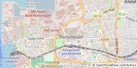 Map of Portsmouth, Hampshire
