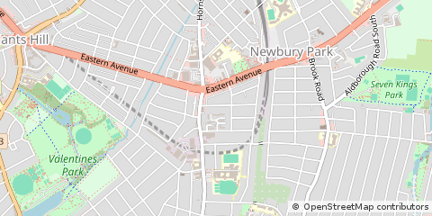 Map of Ilford