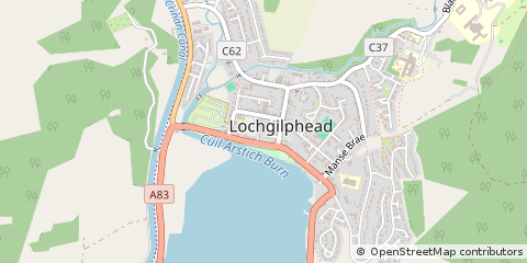 Map of Lochgilphead