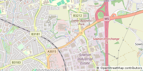 Map of Exeter
