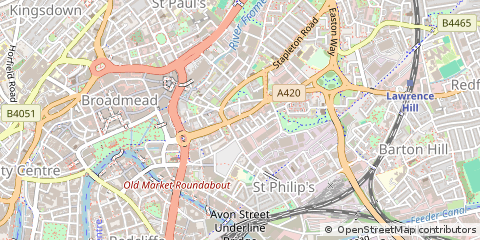 Map of Bristol