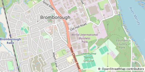 Map of Bromborough
