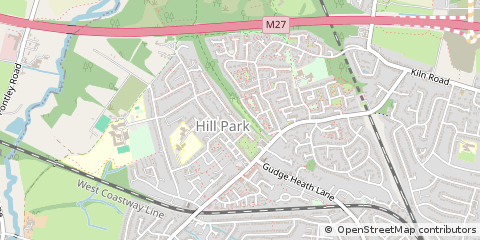 Map of Fareham, Hampshire