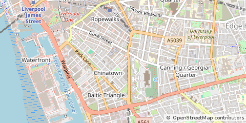 Map of Liverpool