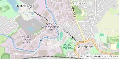Map of Walsall