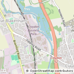 Map of Ipswich, Suffolk