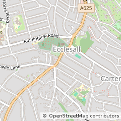 Map of Sheffield