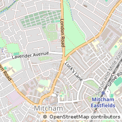 Map of Mitcham