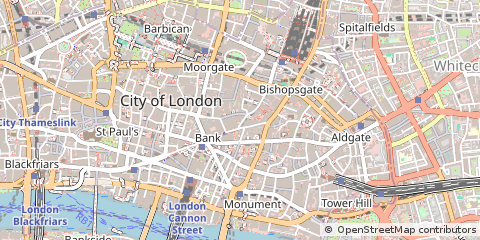 Map of Broadgate, London