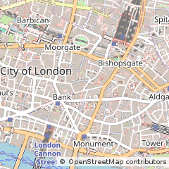 Map of Broadgate, London