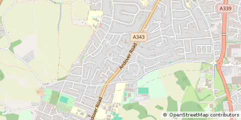 Map of Newbury, Berkshire