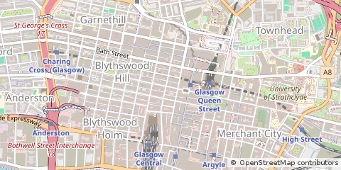 Map of Glasgow