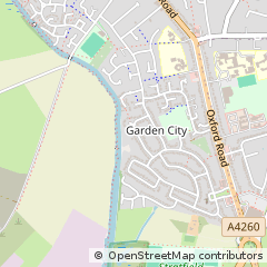 Map of Kidlington, Oxfordshire