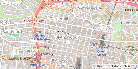Map of Glasgow
