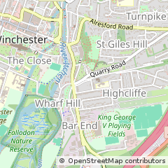 Map of Winchester