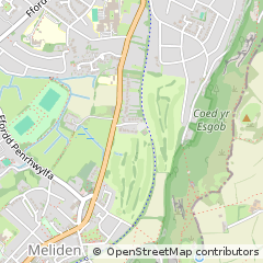 Map of Prestatyn, Denbighshire