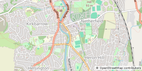 Map of Kendal, Cumbria