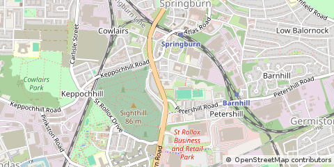 Map of Glasgow