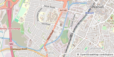 Map of Walsall