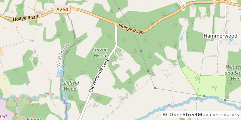 Map of East Grinstead, East Sussex