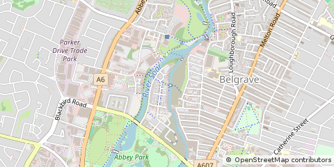 Map of Leicester