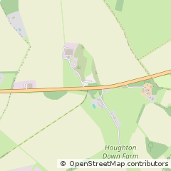 Map of Stockbridge, Hants