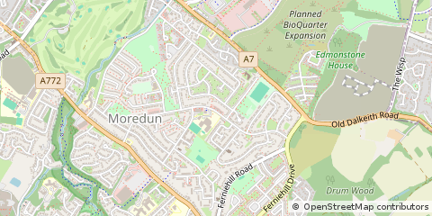 Map of Edinburgh, Lothian