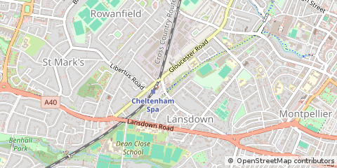 Map of Cheltenham