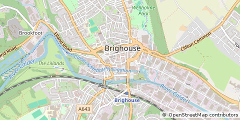 Map of Brighouse