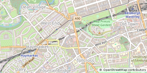 Map of Edinburgh