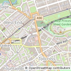 Map of Edinburgh