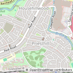 Map of Priesthill, Glasgow