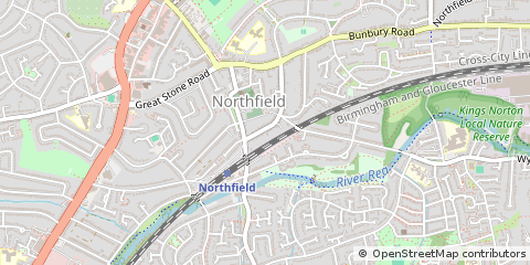 Map of Birmingham, West Midland