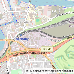 Map of Stockton on Tees