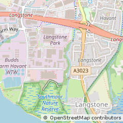 Map of Havant, Hampshire