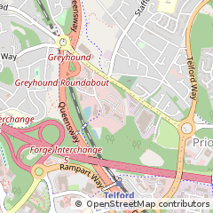 Map of Telford, Shropshire