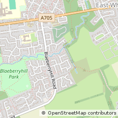 Map of Whitburn, West Lothian
