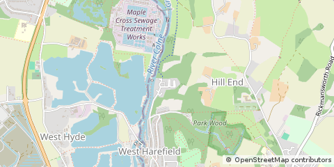 Map of Uxbridge